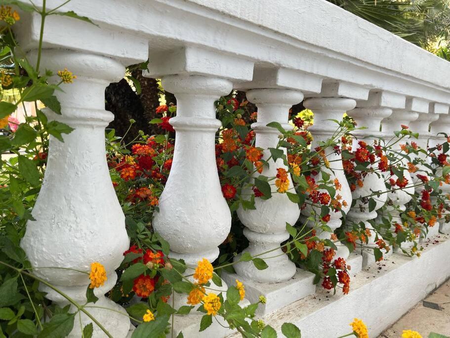 Beautiful Garden Apartment Steps From The Beach Ментона Екстериор снимка